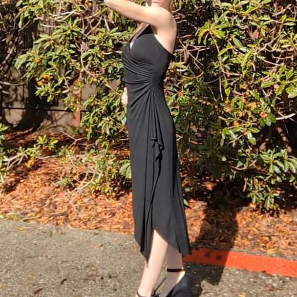 ❤️‍🔥Rampage brand Small Black Midi Flowy Dress - Picture 6 of 8